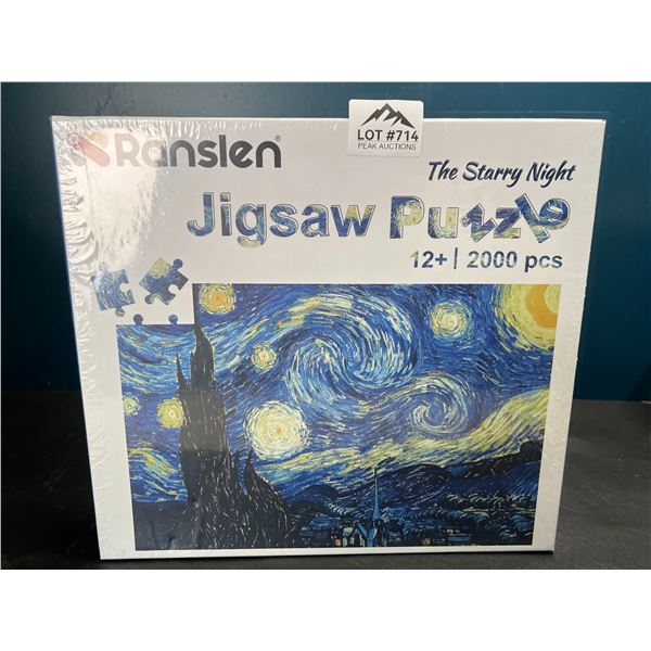 Lot of 1 Starry Night 2000pc Jigsaw Puzzle