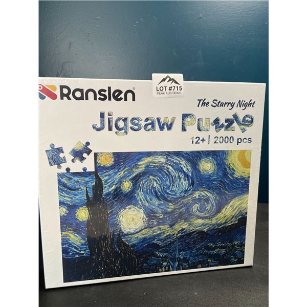 Lot of 1 Starry Night 2000pc Jigsaw Puzzle