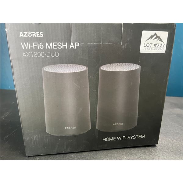 Lot of 1 Azores AX1800 Duo Home Mesh WiFi System