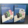 Image 1 : Lot of 2 Hand Warmers/Portable Powerbanks - 10,000mAh High Capacity