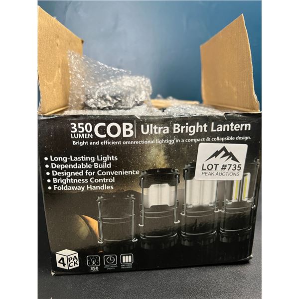 Lot of Ultra Bright Lanterns - 4 Pack