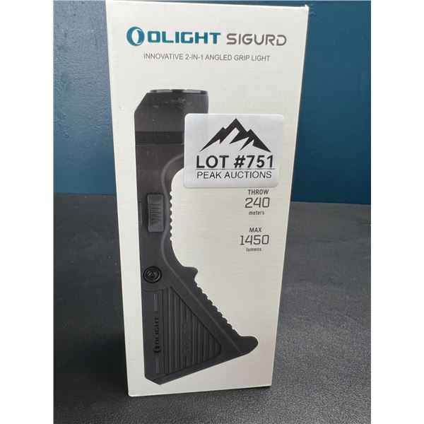 Lot of 1 Olight Sigurd Angled Grip Light Attachment for Guns/Rifles