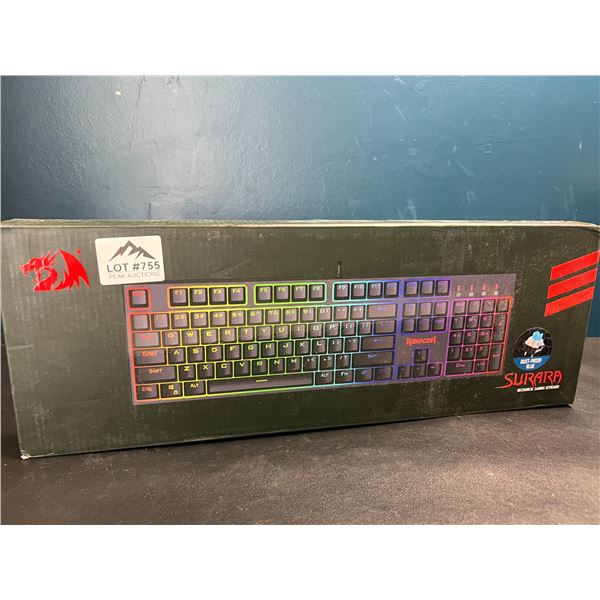 Lot of 1 Red Dragon Surara RGB Mechanical Gaming Keyboard