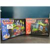 Image 1 : Lot of 2 Sonic The Hedgehog Lego-Style Building Toy Sets