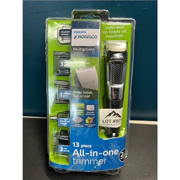 Lot of 1 Phillips Multigroom 3000 - 13pc All-In-One Trimmer