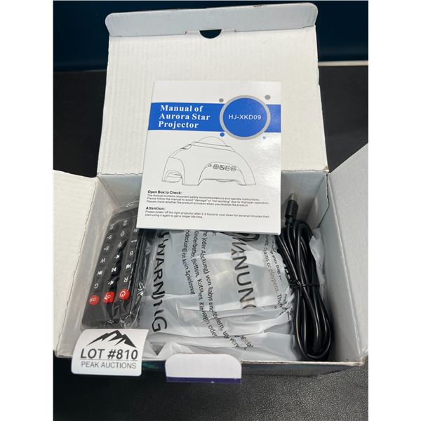 Lot of 1 Starry Night Galaxy Star Light Projector w/ Remote Control