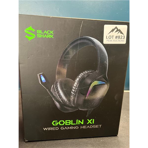 Lot of 1 Black Shark Goblin X1 Wired Gaming Headset
