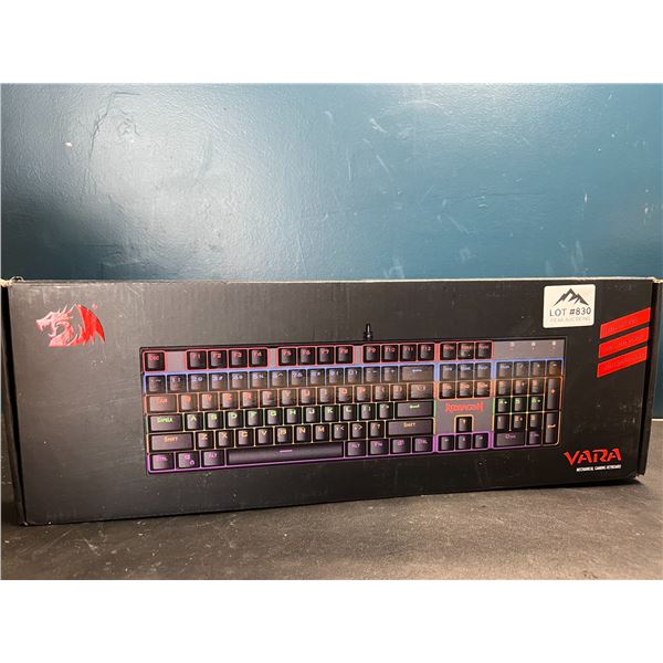 Lot of 1 Red Dragon Vara RGB Light-Up Mechanical Gaming Keyboard