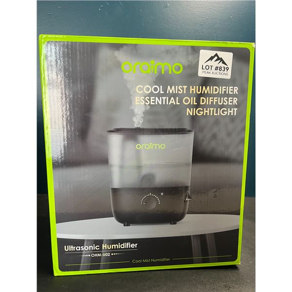 Lot of 1 Cool Mist Humidifer/Essential Oil Diffuser Nightlight