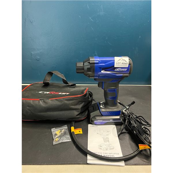 Lot of 1 CarSun Cordless & Portable Air Pump Tire Inflator (*Used)