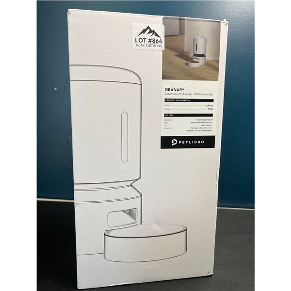 Lot of 1 Petlibro Automatic Pet Feeder (*Used)