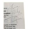 Image 2 : Trina Parks They Call Me Thumper Draft Book Signed