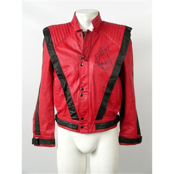 Thriller Jacket Signed Michael Jackson