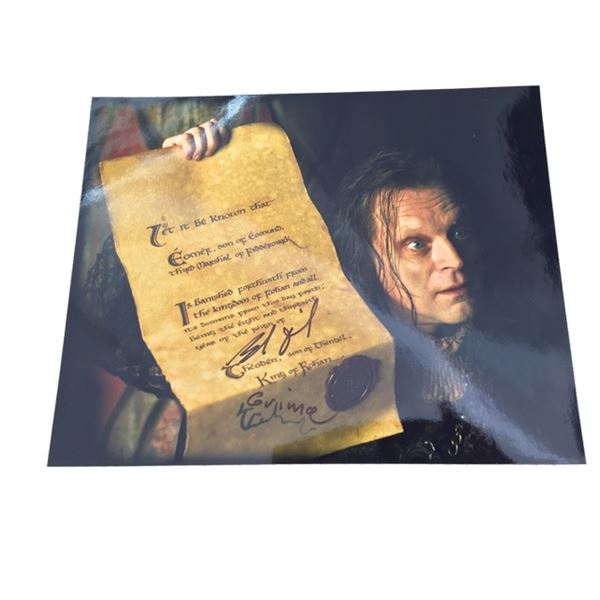 The Lord of the Rings Trilogy Brad Dourif Signed Photo