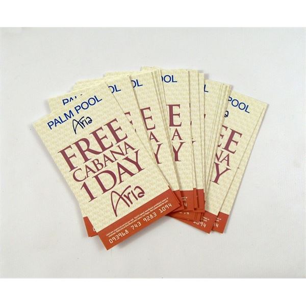 Last Vegas Aria Hotel Free Cabana Coupons Movie Props