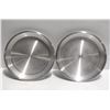 Image 3 : TWO 10" COMMERCIAL ALUMINUM PIE PLATES