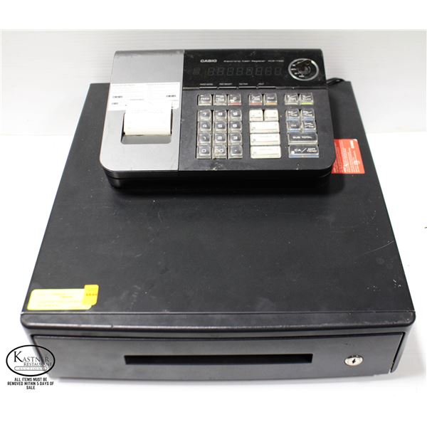 CASIO PCR-T290 CASH REGISTER W/ DRAWER & KEY