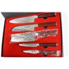 Image 1 : COMPLETE DEMASCUS STEEL KNIVES INCL: 8" CHEF'S