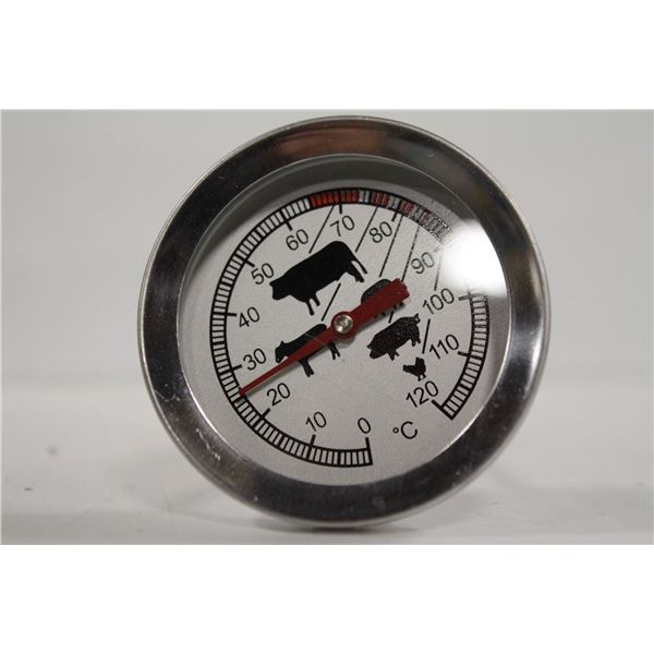 2 NEW STAINLESS STEEL MEAT THERMOMETERS