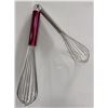 Image 3 : NEW 12" & 10" STAINLESS STEEL WHIPS - VIOLET