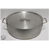 Image 1 : 24QT HD ALUMINUM BRAISER W/ 2 HANDLES & LID