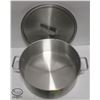 Image 1 : 24QT HD ALUMINUM BRAISER W/ 2 HANDLES & LID