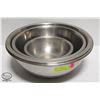 Image 1 : SEVEN ASSORTED COMMERCIAL STAINLESS STEEL BOWLS