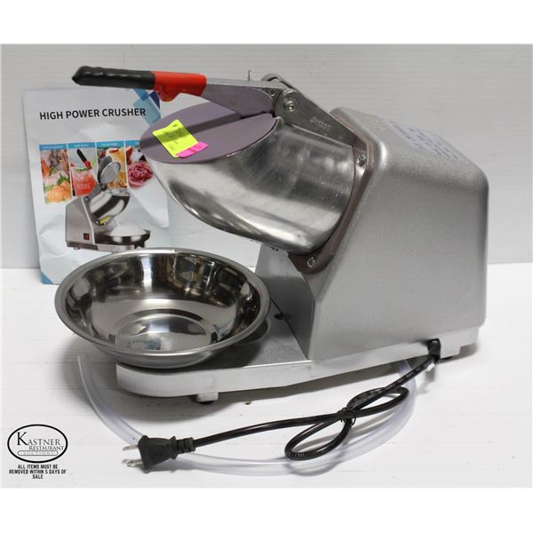 COMMERCIAL ICE CRUSHER / SHAVER - 300W