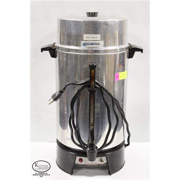 WEST BEND LARGE COFFEE PERCOLATOR  100 CUP TESTED