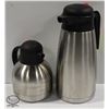 Image 1 : TWO STAINLESS STEEL INSULATED CARAFES W/ LIDS