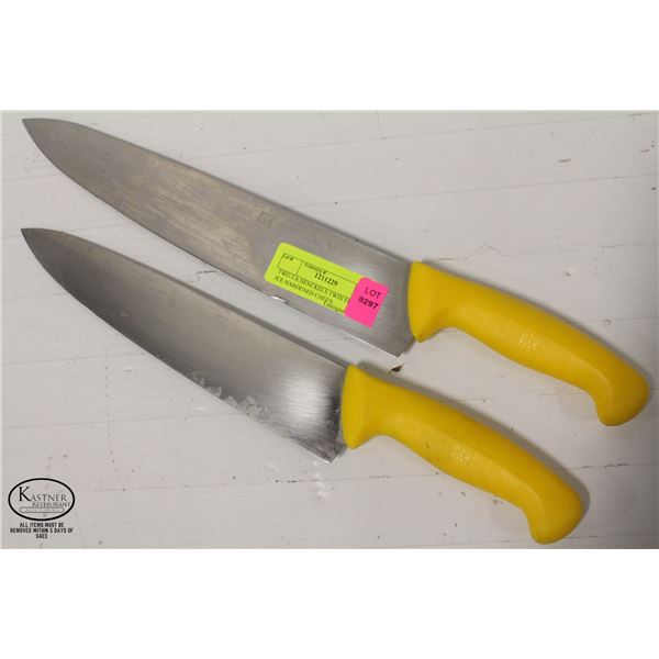 TWO J.A.HENCKELS TWIN FRIDOUR ICE HARDENED CHEF'S
