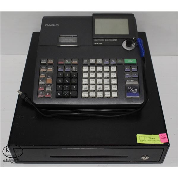 CASIO PCR-T500 CASH REGISTER W/ KEY