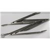 Image 1 : SIX WINCO 16" STAINLESS STEEL TONGS