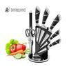 Image 1 : KITCHEN KING - 9 PIECE KITCHEN KNIFE SET (BLACK)