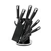 Image 1 : KITCHEN KING - 8 PIECE KITCHEN KNIFE SET (BLACK)