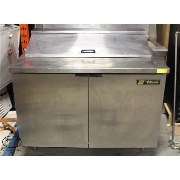 4' TRUE COMMERCIAL PREP COOLER W/ FLIP TOP