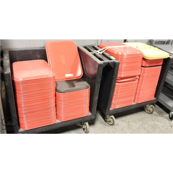 APPROX 250 CAMBRO CAMLITE COMPOSITE TRAYS