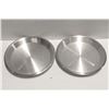 Image 2 : TWO 10" COMMERCIAL ALUMINUM PIE PLATES