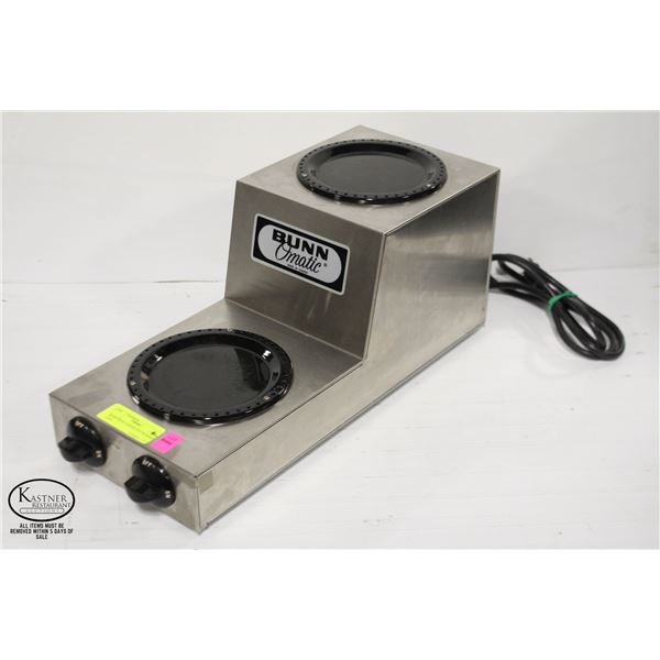 BUNN DUAL COFFEE POT WARMER - 200W