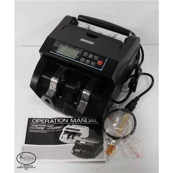 LIKE-NEW DOMENS COMMERCIAL AUTOMATIC MONEY COUNTER