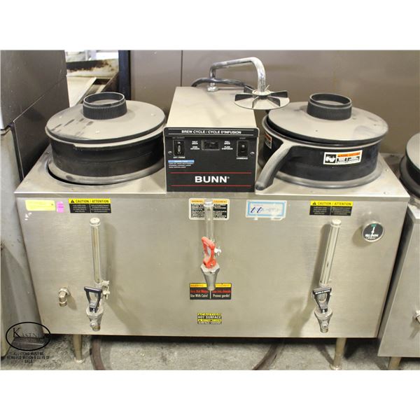 BUNN U3 TWIN 3 GAL. COFFEE URN BREWER