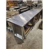 Image 1 : 7' STAINLESS STEEL PREP TABLE W/ UNDERSHELF