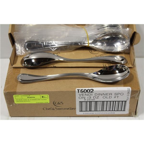 36 NEW CHEF & SOMMELIER VENDI DINNER KNIVES