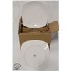 Image 1 : CASE 1 DOZEN NEW 12" SQUARE DINNER PLATES