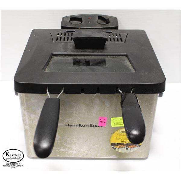HAMILTON BEACH COUNTERTOP DEEPFRYER - 1650W