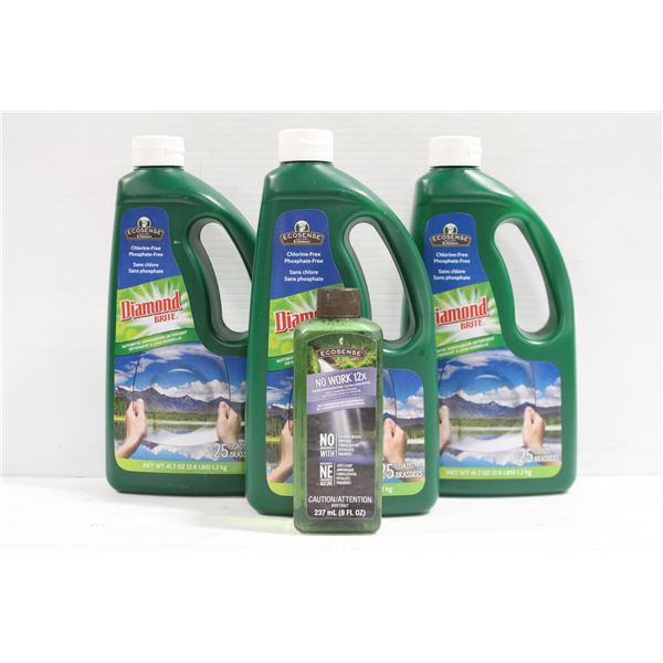 4 BOTTLES OF ECOSENSE CLEANING PRODUCTS