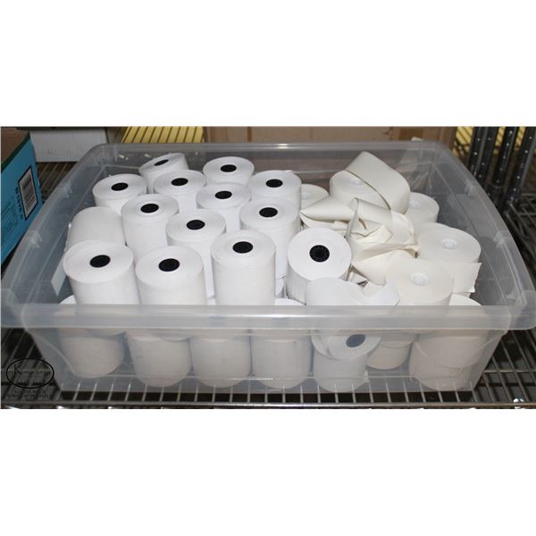 CASE OF ASSORTED THERMAL RECEIPT ROLLS