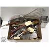 Image 1 : FLAT OF ASSORTED KITCHEN UTENSILS INCL: TURNERS,