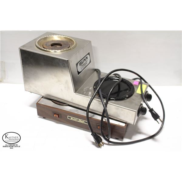 LOT OF 2 BUNN DUAL POT WARMERS