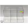 Image 1 : DISPLAY CASE ACRYLIC 3 SEPARATE COMPARTMENTS